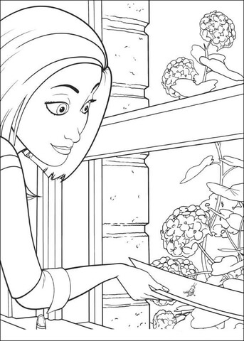 Vanessa  Coloring Page